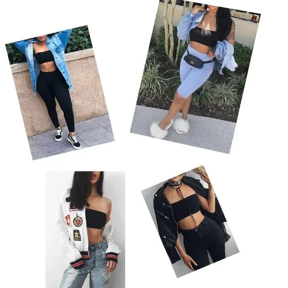 3pcs SET Strapless Bandeau Padded Tube Top Bra Stretch Non-slip - Picture 6 of 9